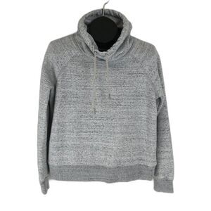 Calvin Klein Jeans Cowl Neck Sweatshirt Women's Medium Gray Pullover Athletic